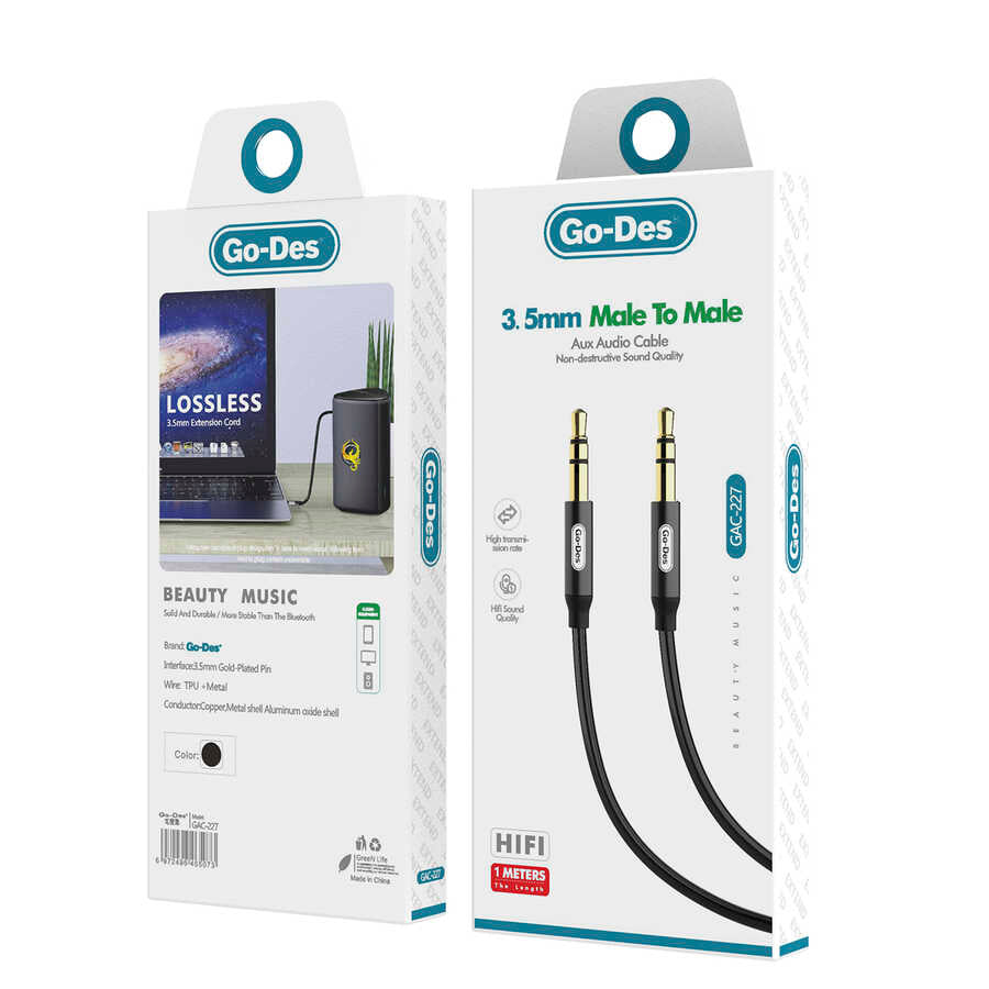 Go-Des GAC-227 Aux Audio Kablo - 2 Go-Des GAC-227 Aux Audio Kablo - 2